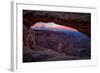 Pre Dawn Magic in the Sky at Mesa Arch, Canyonlands, Utah-Vincent James-Framed Photographic Print