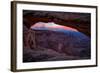 Pre Dawn Magic in the Sky at Mesa Arch, Canyonlands, Utah-Vincent James-Framed Photographic Print