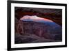 Pre Dawn Magic in the Sky at Mesa Arch, Canyonlands, Utah-Vincent James-Framed Photographic Print