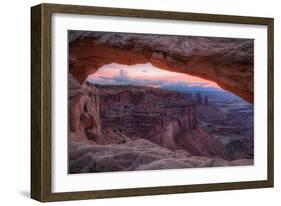 Pre Dawn Mood at Mesa Arch, Canyonlands, Southern Utah-Vincent James-Framed Photographic Print