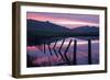 Pre Dawn Petaluma Roadside, Northern California-Vincent James-Framed Premium Photographic Print