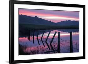 Pre Dawn Petaluma Roadside, Northern California-Vincent James-Framed Photographic Print