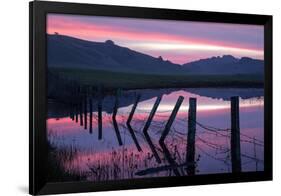 Pre Dawn Petaluma Roadside, Northern California-Vincent James-Framed Photographic Print