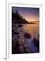 Pre Dawn Seascape, Atlantic Coast, Maine, Acadia National Park-Vincent James-Framed Photographic Print