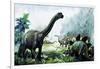 Pre-Historic Animals-David Nockels-Framed Giclee Print