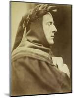 Pre-Raphaelite : John Everett Millais (1829-1896) as Dante Par Wynfield, David Wilkie (1837-1887),-David Wilkie Wynfield-Mounted Giclee Print