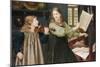 Pre-Raphaelite Paintings : Duet Par Holiday, Henry (1839-1927). Watercolour on Cardboard, 78X108. P-Henry Holiday-Mounted Giclee Print