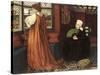 Pre-Raphaelite Paintings : Juliet and Her Nurse (Juliette Et Sa Nourrice) Par Stanhope (Spencer-Sta-John Roddam Spencer Stanhope-Stretched Canvas