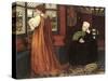 Pre-Raphaelite Paintings : Juliet and Her Nurse (Juliette Et Sa Nourrice) Par Stanhope (Spencer-Sta-John Roddam Spencer Stanhope-Stretched Canvas