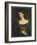 Pre-Raphaelite Paintings : Pandora (Pandore) Par Smetham, James (1821-1889), Ca 1865. Oil on Canvas-James Smetham-Framed Giclee Print