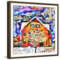 pre-spring sky,2017-Alex Caminker-Framed Giclee Print