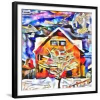 pre-spring sky,2017-Alex Caminker-Framed Giclee Print