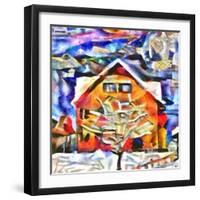 pre-spring sky,2017-Alex Caminker-Framed Giclee Print