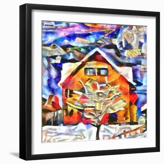 pre-spring sky,2017-Alex Caminker-Framed Giclee Print