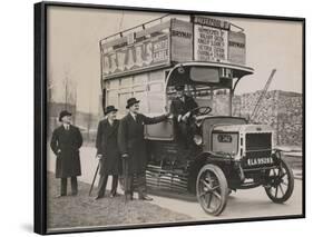 Pre-War London Bus Lent to Vancouver, C.1935-null-Framed Photographic Print