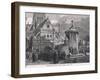 Preaching at St Paul's Cross-John Fulleylove-Framed Giclee Print