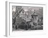 Preaching at St Paul's Cross-John Fulleylove-Framed Giclee Print