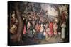 Preaching of Saint John the Baptist-Pieter Bruegel the Elder-Stretched Canvas