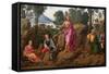 Preaching of Saint John the Baptist-Francesco Granacci-Framed Stretched Canvas