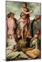 Preaching of St. John the Bapist-Giorgio Vasari-Mounted Giclee Print