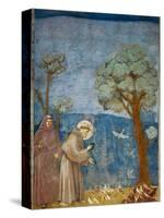 Preaching to the Birds-Giotto di Bondone-Stretched Canvas