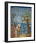 Preaching to the Birds-Giotto di Bondone-Framed Art Print