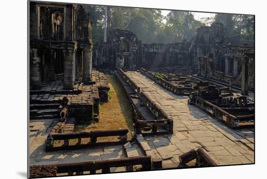 Preah Khan of Angkor, Built in 1191 by King Jayavarman Vii, Angkor-Nathalie Cuvelier-Mounted Photographic Print