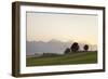 Prealps Landscape at Sunset, Fussen, Ostallgau, Allgau, Allgau Alps, Bavaria, Germany, Europe-Markus Lange-Framed Photographic Print