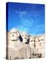 Preamble to US Constitution Above Mount Rushmore-Joseph Sohm-Stretched Canvas