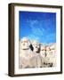 Preamble to US Constitution Above Mount Rushmore-Joseph Sohm-Framed Photographic Print