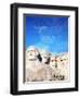 Preamble to US Constitution Above Mount Rushmore-Joseph Sohm-Framed Photographic Print