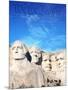 Preamble to US Constitution Above Mount Rushmore-Joseph Sohm-Mounted Photographic Print