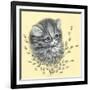 Precious Kitty-Peggy Harris-Framed Giclee Print