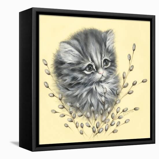 Precious Kitty-Peggy Harris-Framed Stretched Canvas