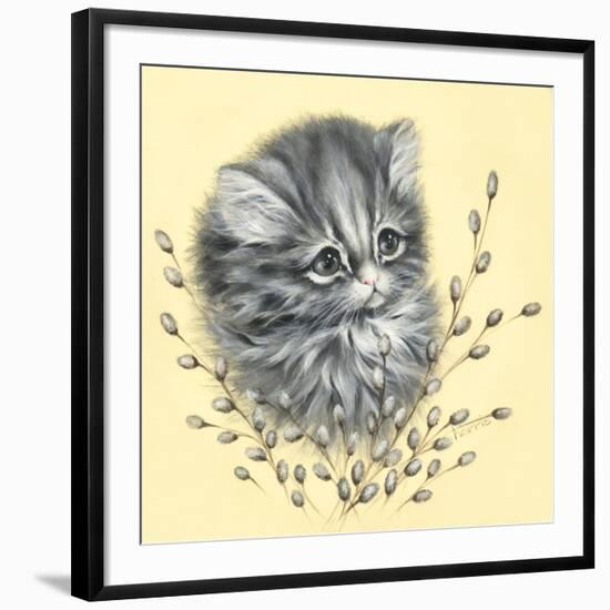 Precious Kitty-Peggy Harris-Framed Giclee Print