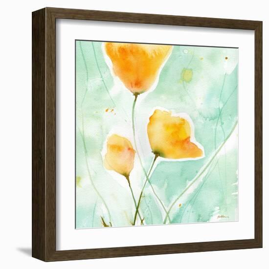 Precious Poppies-Sheila Golden-Framed Art Print