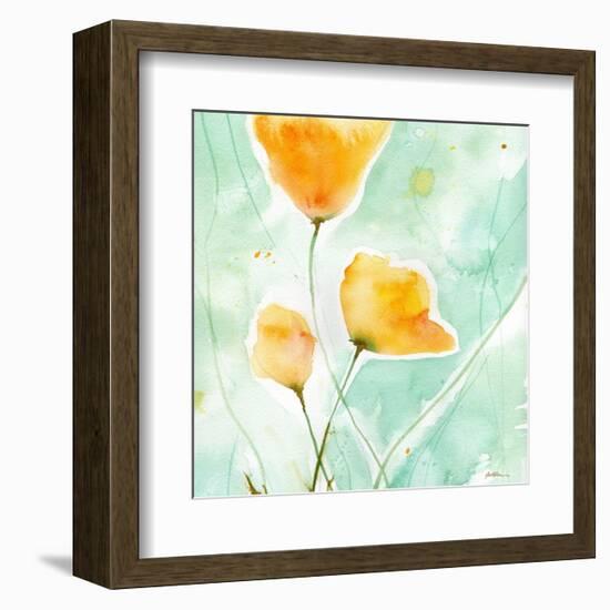 Precious Poppies-Sheila Golden-Framed Art Print