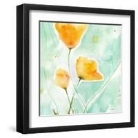 Precious Poppies-Sheila Golden-Framed Art Print