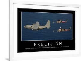 Precisión. Cita Inspiradora Y Póster Motivacional-null-Framed Photographic Print