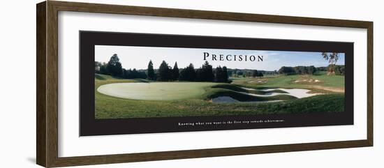 Precision - Golf-Unknown Unknown-Framed Photo