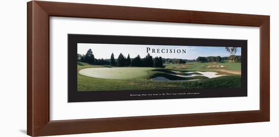 Precision - Golf-Unknown Unknown-Framed Photo