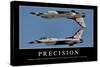 Precision: Inspirational Quote and Motivational Poster-null-Stretched Canvas