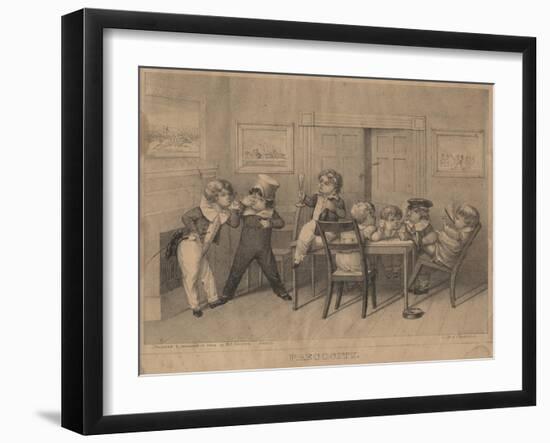 Precocity, 1827-David Claypoole Johnston-Framed Giclee Print