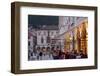 Pred Dvorom, People at Cafe at Dusk, Dubrovnik, Croatia, Europe-John Miller-Framed Photographic Print