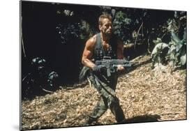 PREDATOR, 1987 directed by JOHN McTIERNAN Arnold Scharzenegger (photo)-null-Mounted Photo