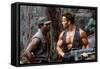 PREDATOR, 1987 directed by JOHN McTIERNAN Carl Weathers and Arnold Scharzenegger (photo)-null-Framed Stretched Canvas