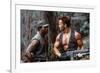 PREDATOR, 1987 directed by JOHN McTIERNAN Carl Weathers and Arnold Scharzenegger (photo)-null-Framed Photo