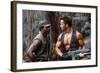 PREDATOR, 1987 directed by JOHN McTIERNAN Carl Weathers and Arnold Scharzenegger (photo)-null-Framed Photo