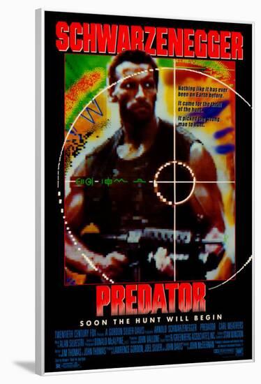 Predator-null-Framed Poster