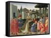 Predella Depicting St Nicholas Saving Three Men Sentenced to Be Beheaded-null-Framed Stretched Canvas